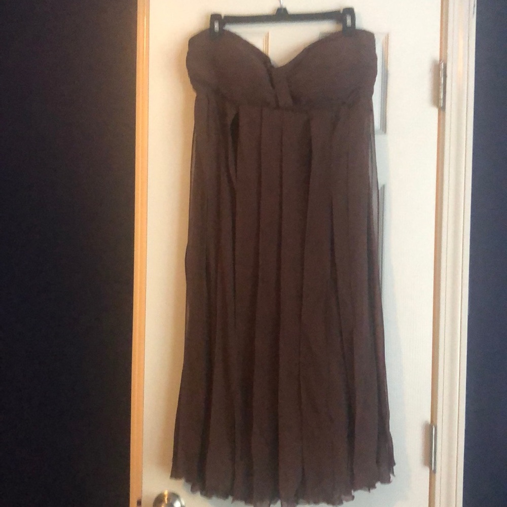Car wash strapless dress